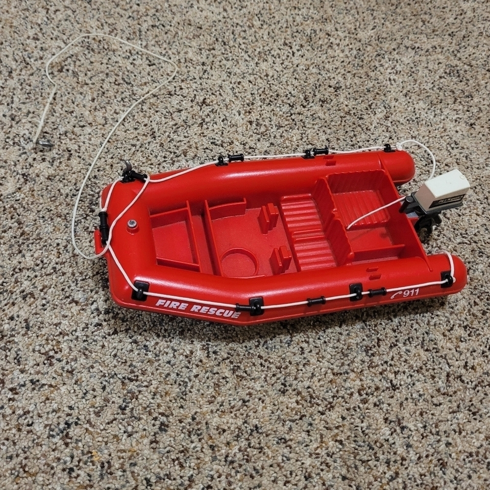 Playmobil Fire Rescue Red Boat